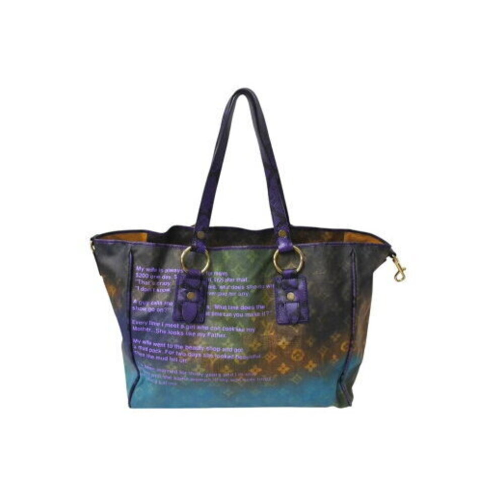 Louis Vuitton Richard Prince Heartbreak tote bag Jokes Violet